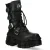 New Rock halfhoge leren Goth-laarzen-WALL373-S5
