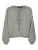 VERO MODA Gebreid vest ‘Bow’  stone grey