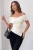 TRENDYOLMİLLA Dames Ecru Effen Mouwloos Regular fit Blouses