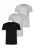 SikSilk Shirt  lichtgrijs / zwart / wit