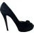 Christian Louboutin Greissimo Knooppumps in Zwart Suède