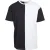 Urban Classics Heren Harlekijn Oversized T-shirt (Zwart/Wit)