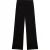 Ted Baker Gorjja Broek Met Biesdetails En Wijde Pijpen, Zwarte Crêpe Broek