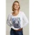 River Woods White Crew Neck T-shirt