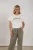 Nukus Sanne Shirt Golden Days Nks04023 T-shirt Korte Mouw 281 Offwhite/army