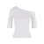 Dames-T-shirt Urban Classics Organic Asymmetric Rib