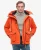 Superdry Mannen Ultimate SD Windbreaker met Capuchon en Borduursel Oranje