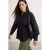 Trendyol Curve Dames Zwart Effen Lang Regular fit Grote maten Overhemden
