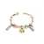 Philipp Plein Jewellery Armband ‘Valentine’  goud / rood / zilver / wit