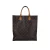 Louis Vuitton Vintage Stoffen Tote Bag Plat
