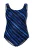 Ulla Popken Badpak  blauw / zwart