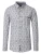 CASA MODA Sport casual fit overhemd – popeline – groen met blauw – wit en grijs dessin – Strijkvriendelijk – Boord