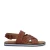No Stress leren sandalen cognac