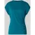 Zero T-shirt van viscosemix met draperieën