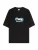 Bershka Shirt  neonblauw / zwart / wit