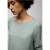Street One Dames Blouse met elastische zoom in Groen
