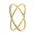 Lucardi Ring  goud / transparant