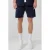 QS regular casual short donkerblauw