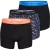 Happy Shorts 3-pack boxershorts heren d908 neon colour splashes print