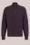 WE Fashion – Heren regular fit trui met quarter-zip – Regular fit – Aubergine – Katoen –