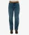 Rechte Jeans met Middelhoge Taille Donkerblauw