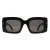 Tom Ford Brigitta FT1188 01A glanzend zwartgrijs met lichte spiegel zonnebril