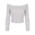 Dames-T-shirt met lange mouwen en zonder schouderstuk Urban Classics GT