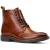 Base London Bristol Leren Herenbrandschoenen In Verbrande Tan Kleur
