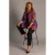 Colletta Plus Size lang vest met print – meerkleurig
