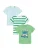 Cool Club Shirt  pastelblauw / groen / lichtgroen / wit