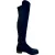 Stuart Weitzman Kniestoks in marineblauw suede
