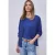 Street One Dames Jas met lange mouwen en een open pasvorm in Blauw