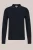 WE Fashion – Heren regular fit polo met rits – Regular fit – Marineblauw – Katoen –