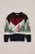 WE Fashion – Jongens trui met print – Regular fit – Donkerblauw – Katoen –