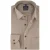 bruin overhemd Olymp semi-wide collar 100% katoen normale fit