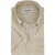 Korte mouw overhemd Ledub beige gemêleerd button-down collar