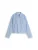TOM TAILOR DENIM Blouse  blauw / wit