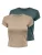 ONLY Shirt  donkerbeige / donkergroen