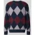 Wood Wood Gebreide pullover met ribboorden, model ‘Jan’
