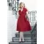 Nancy jurk in dieprood