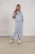 Nukus Roos Pullover Lurex Nks03062 Trui Korte Mouw 312 Cloudy