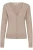 Oxmo Gebreid vest ‘Oxhelene’  beige / beige gemêleerd