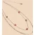 White Stuff Kai Double Layer Necklace Silver Tone Metallic