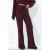 Dames rechte broek met elastische taille