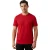 Aquascutum Heren Geborduurd Logo Katoenen T-Shirt (Rood)