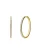Lucardi Oorbellen  goud / transparant