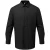 Premier Recyclight poplin overhemd met lange mouwen voor heren (Zwart)