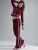 Hiccup Broekpak  bourgogne / wit