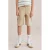 WE Fashion Blue Ridge loose fit cargo short lichtbruin