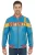 Heren blauw leren Track Racing Moto Bomber Bikerjack – Racer